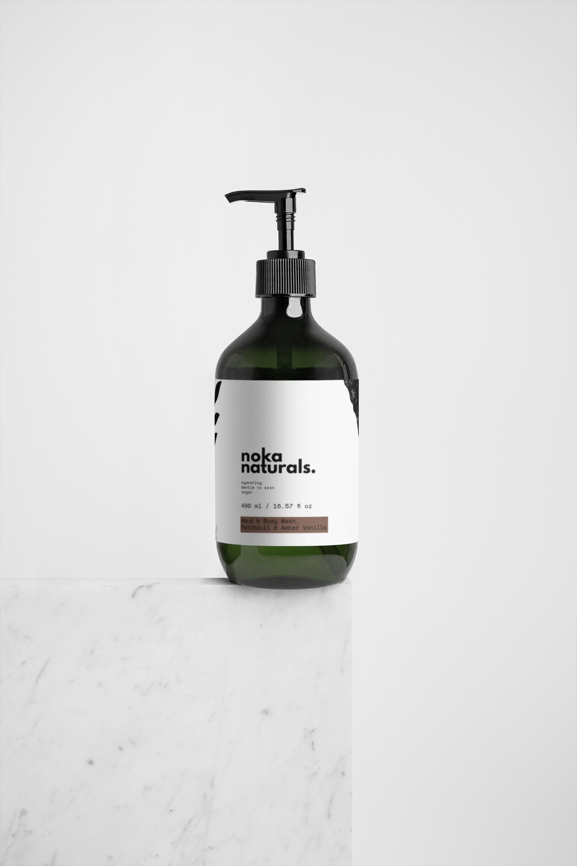 Hand & Body Wash, Patchouli & Amber Vanilla