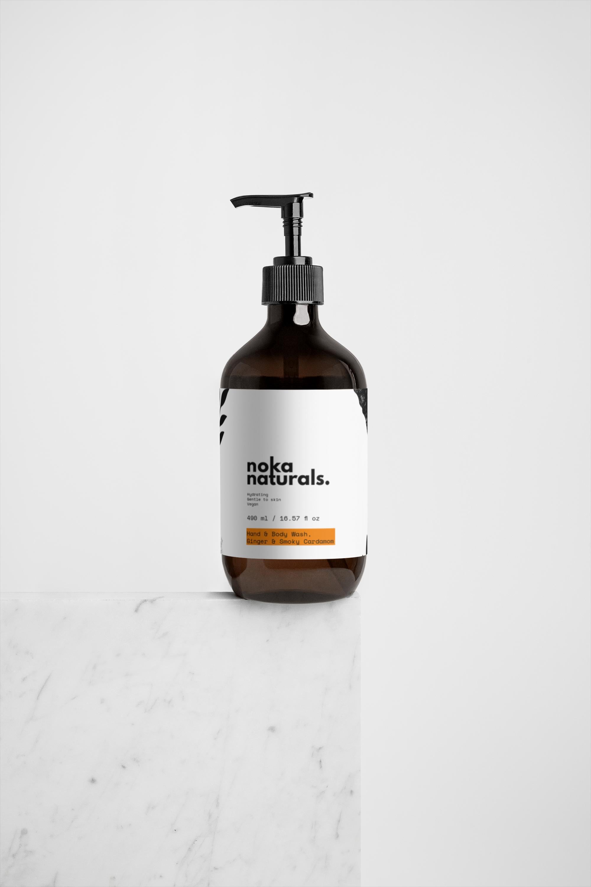 Hand & Body Wash, Ginger & Smoky Cardamom